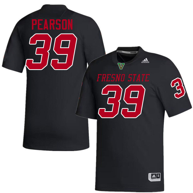 Fresno State Bulldogs #39 Jadon Pearson College Football Jerseys,Uniforms-Black Fresno State Bulldogs #39 Jadon Pearson College Football Jerseys,Uniforms-Black